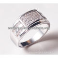 925 sterling silver double finger ring for men